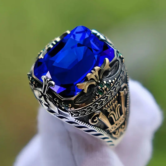 Klara Saphira Ring | Gold mix