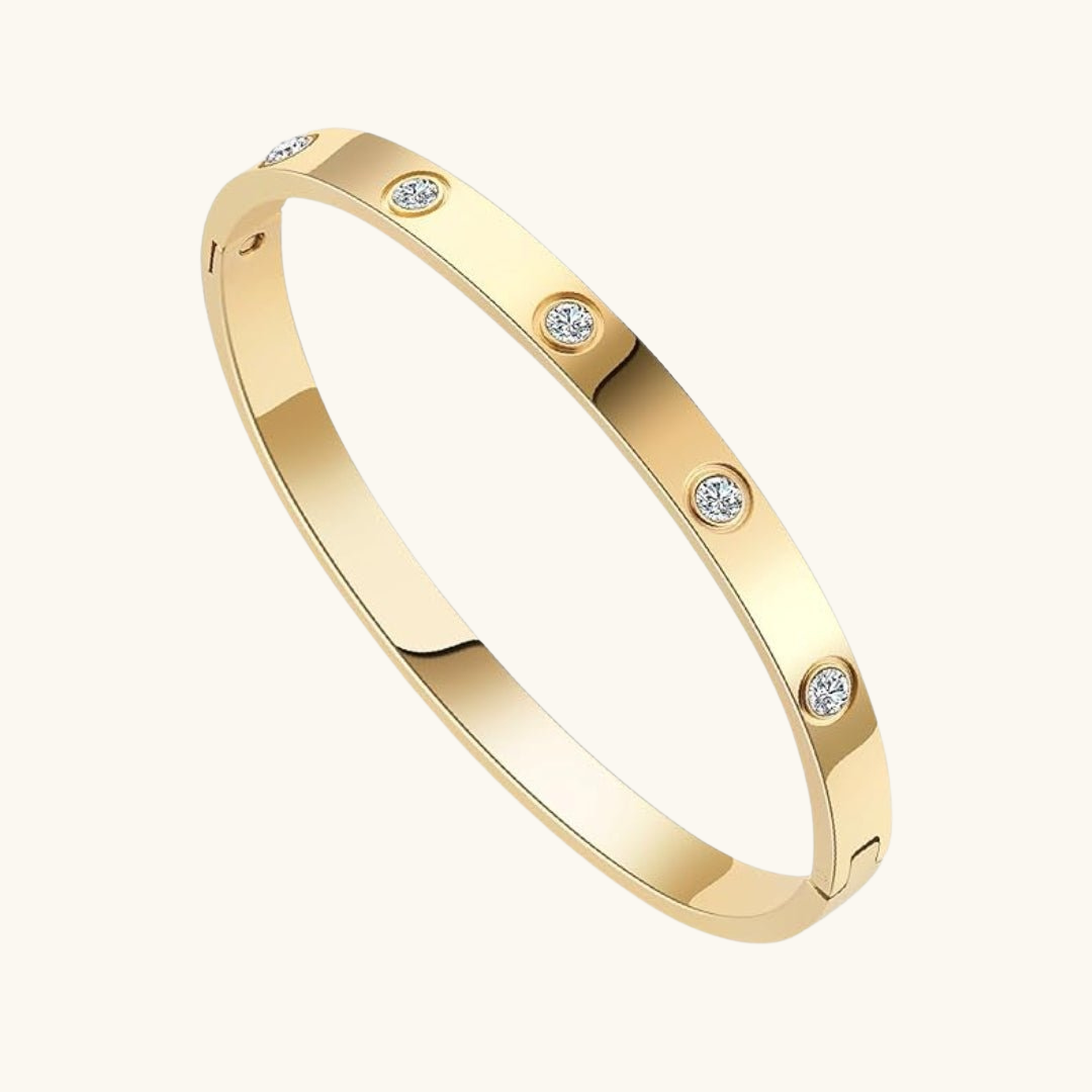 Eternity chain link bracelet diamond