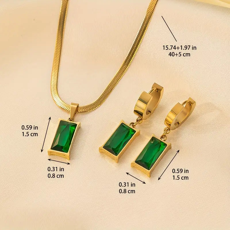 Iselotte Verdain jewellery set | Gold