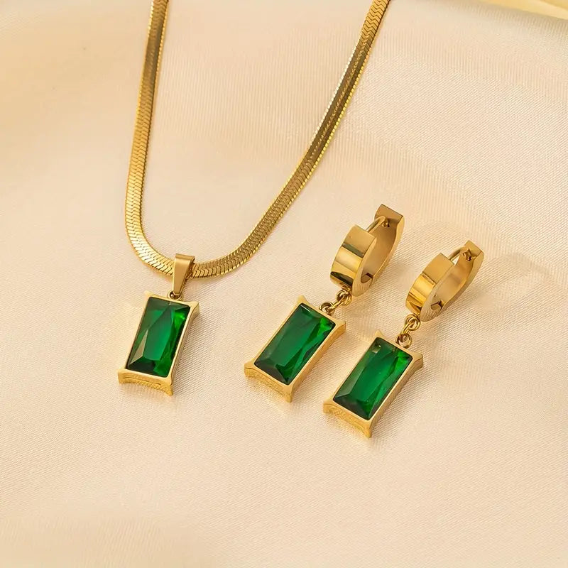 Iselotte Verdain jewellery set | Gold
