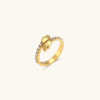 Amaryllis gold ring