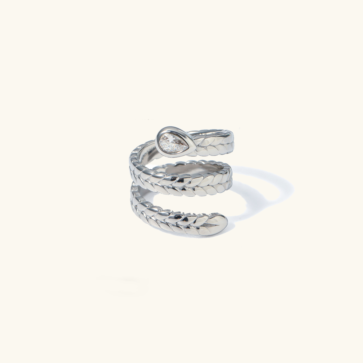Davina Gold Snake Ring