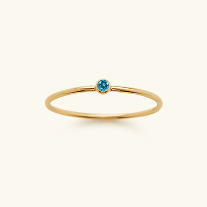 Amelia birthstone stacking ring