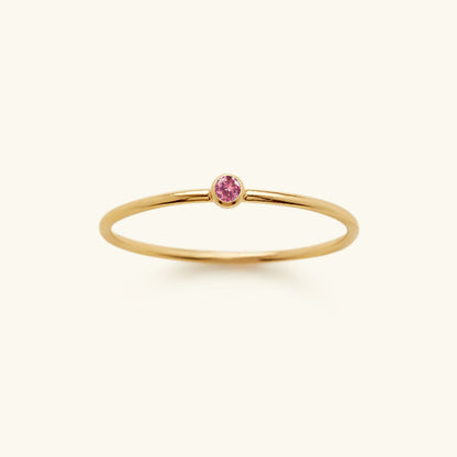 Amelia birthstone stacking ring