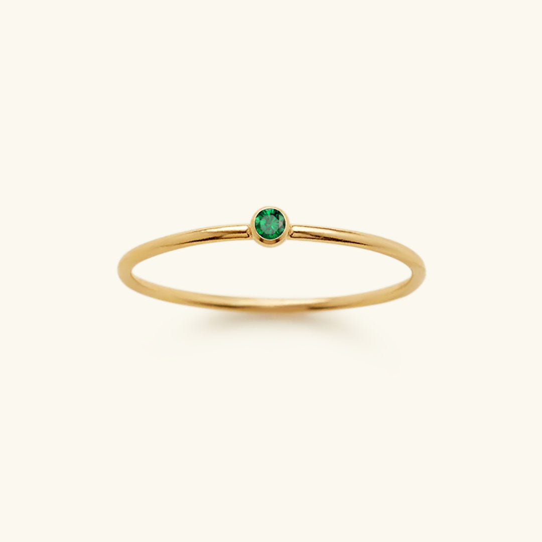 Amelia birthstone stacking ring