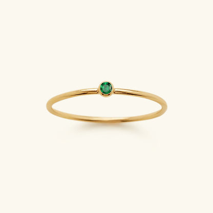 Amelia birthstone stacking ring