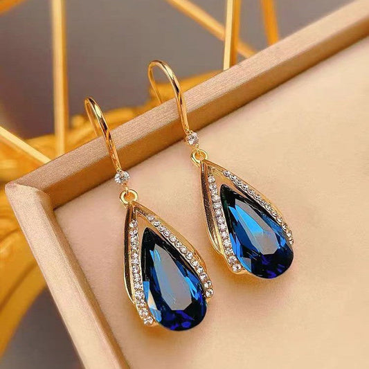 Azura drop earrings | Gold