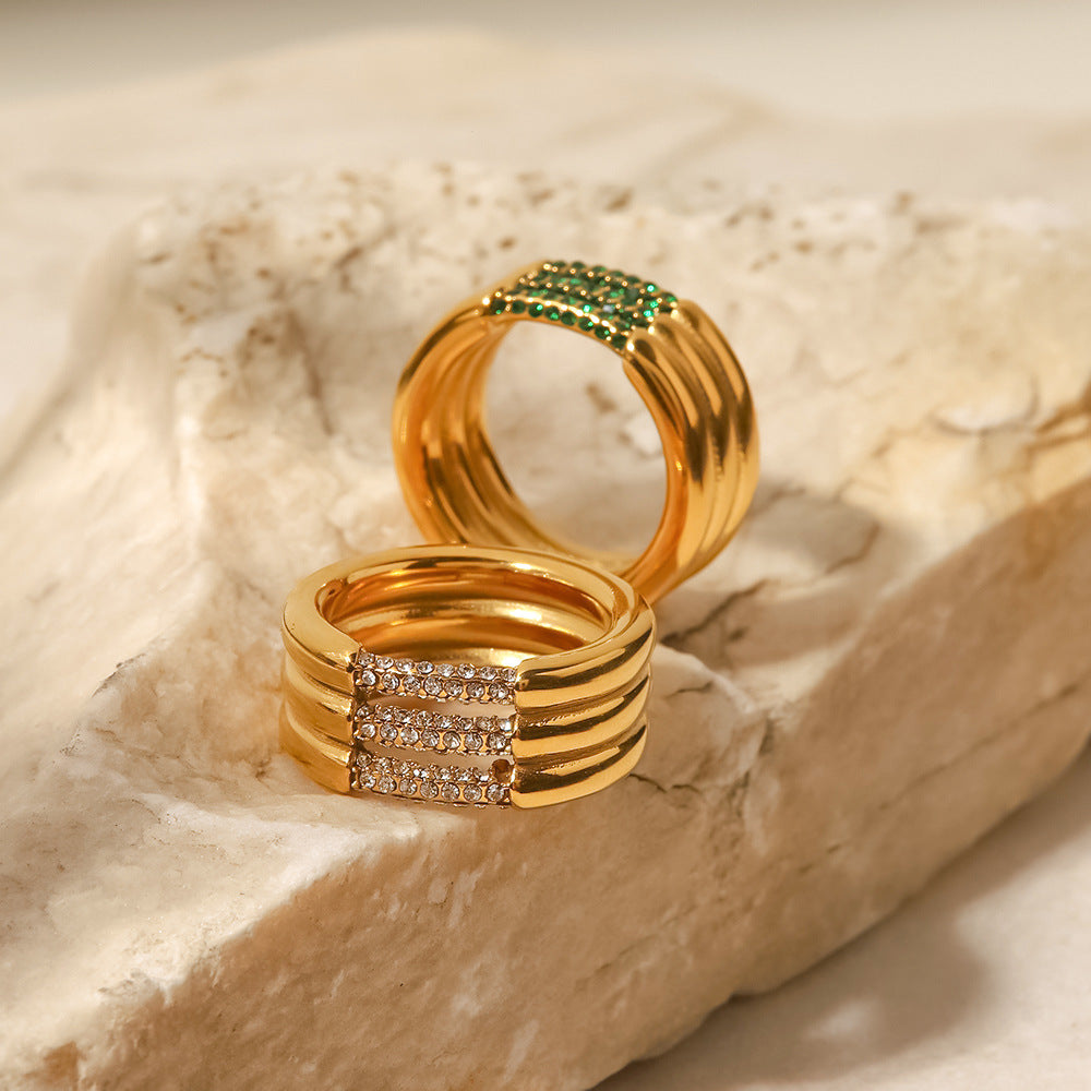 Serenity diamond ring
