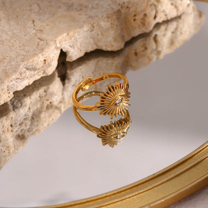 Solana gold ring