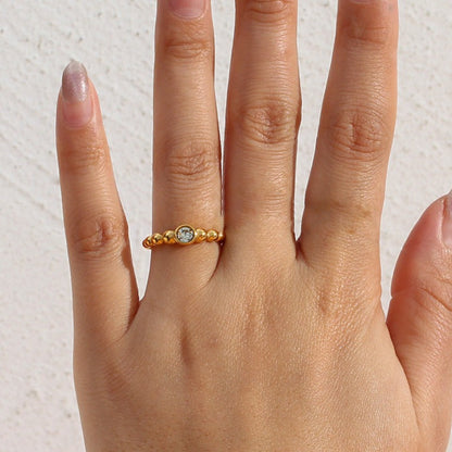 Zennie gold ring