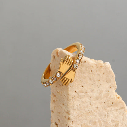 Amaryllis gold ring