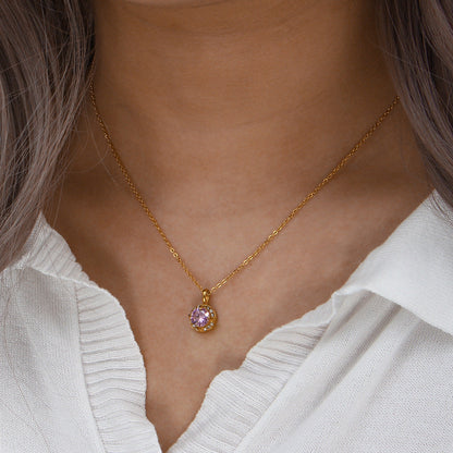 Adora gemstone necklace