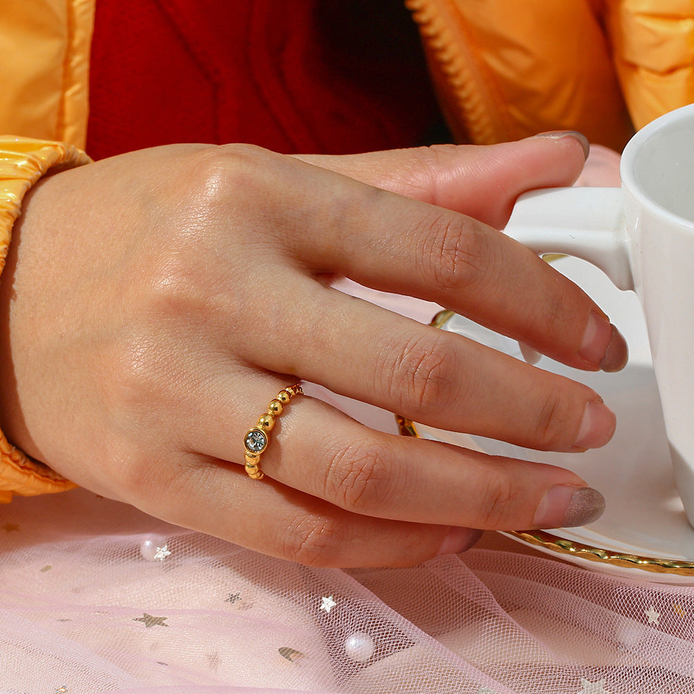 Zennie gold ring