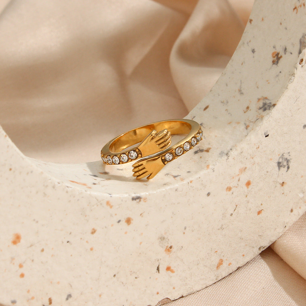 Amaryllis gold ring