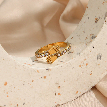 Amaryllis gold ring