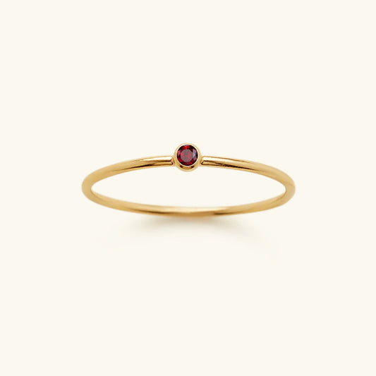 Amelia birthstone stacking ring