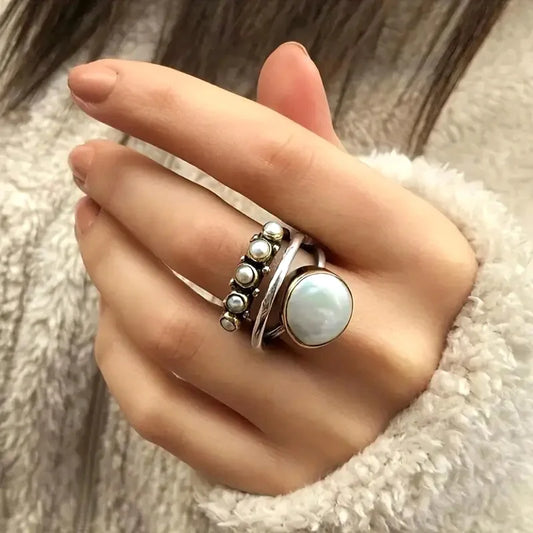 Bead stack ring set