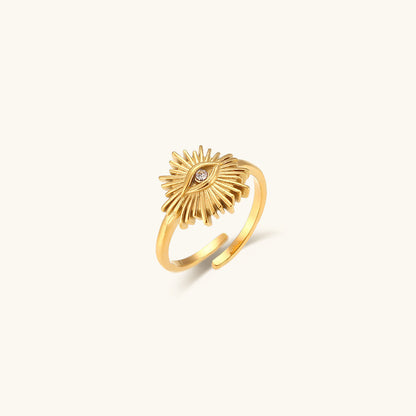 Solana gold ring