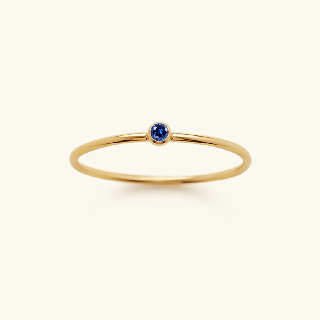 Amelia birthstone stacking ring