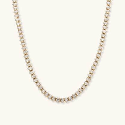 Wisteria diamond tennis necklace