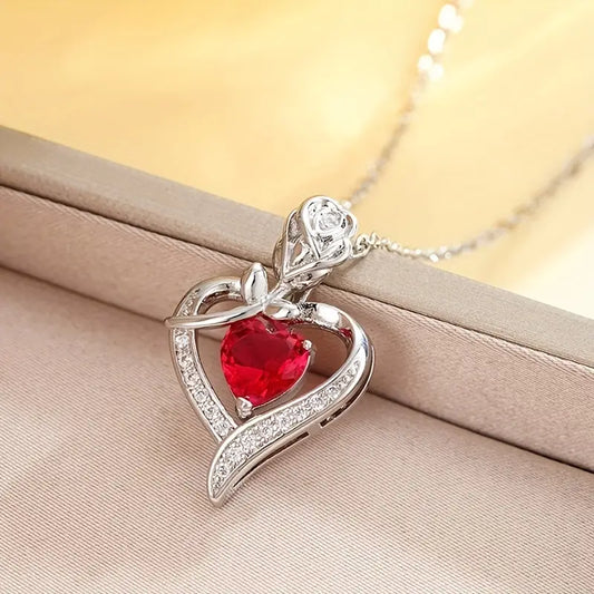 Rosira Emberveil Necklace | White gold